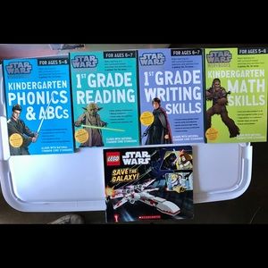 Star Wars Workbooks and Lego Star Wars Book